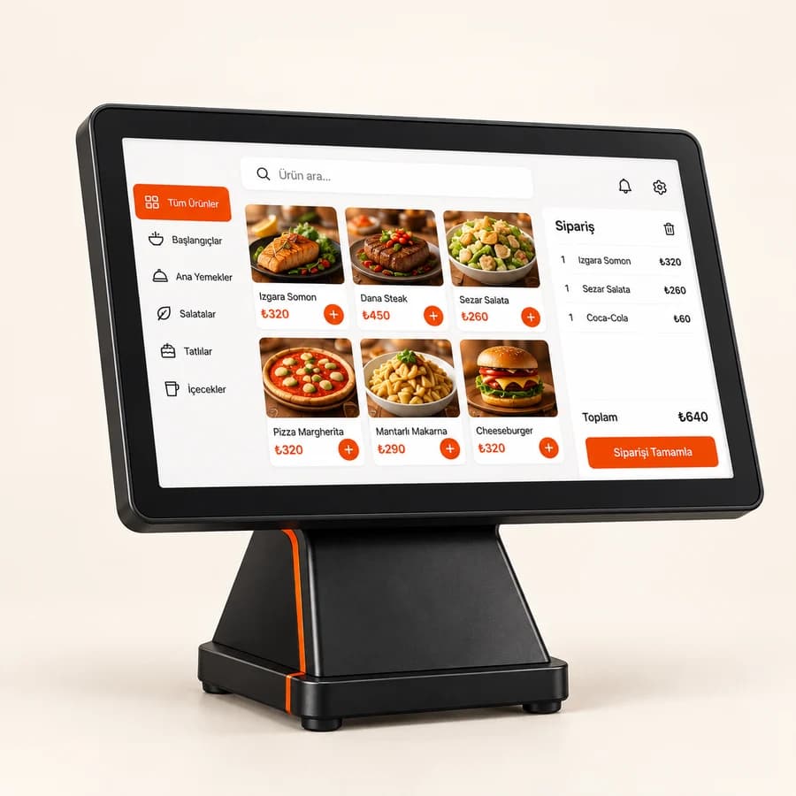 Single-screen POS terminal