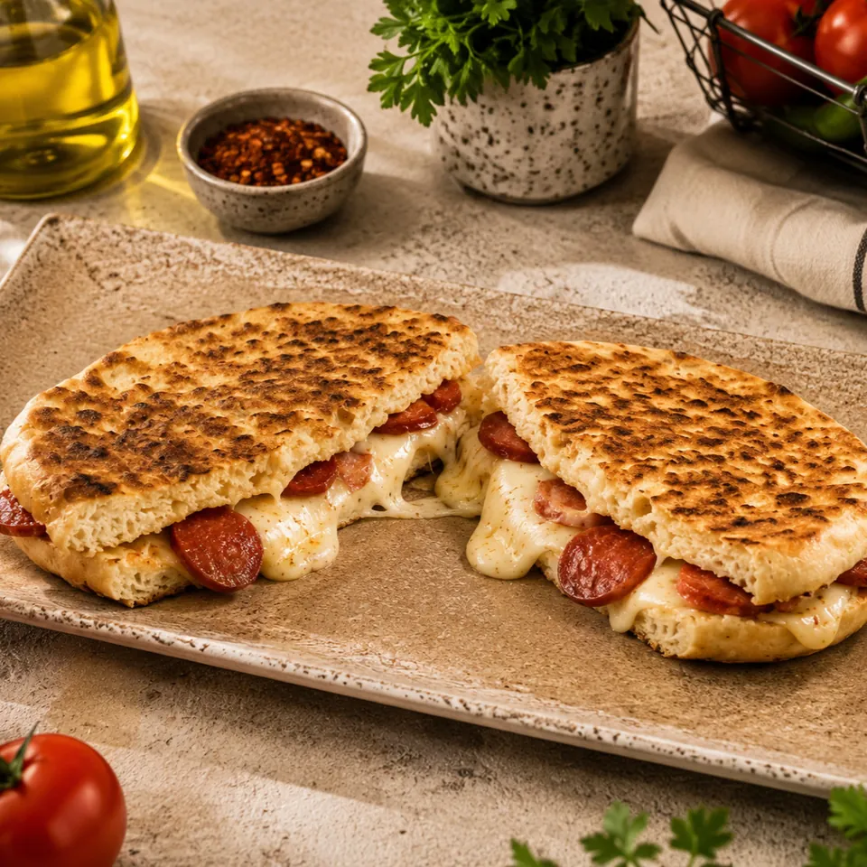 Karışık Bazlama Tost